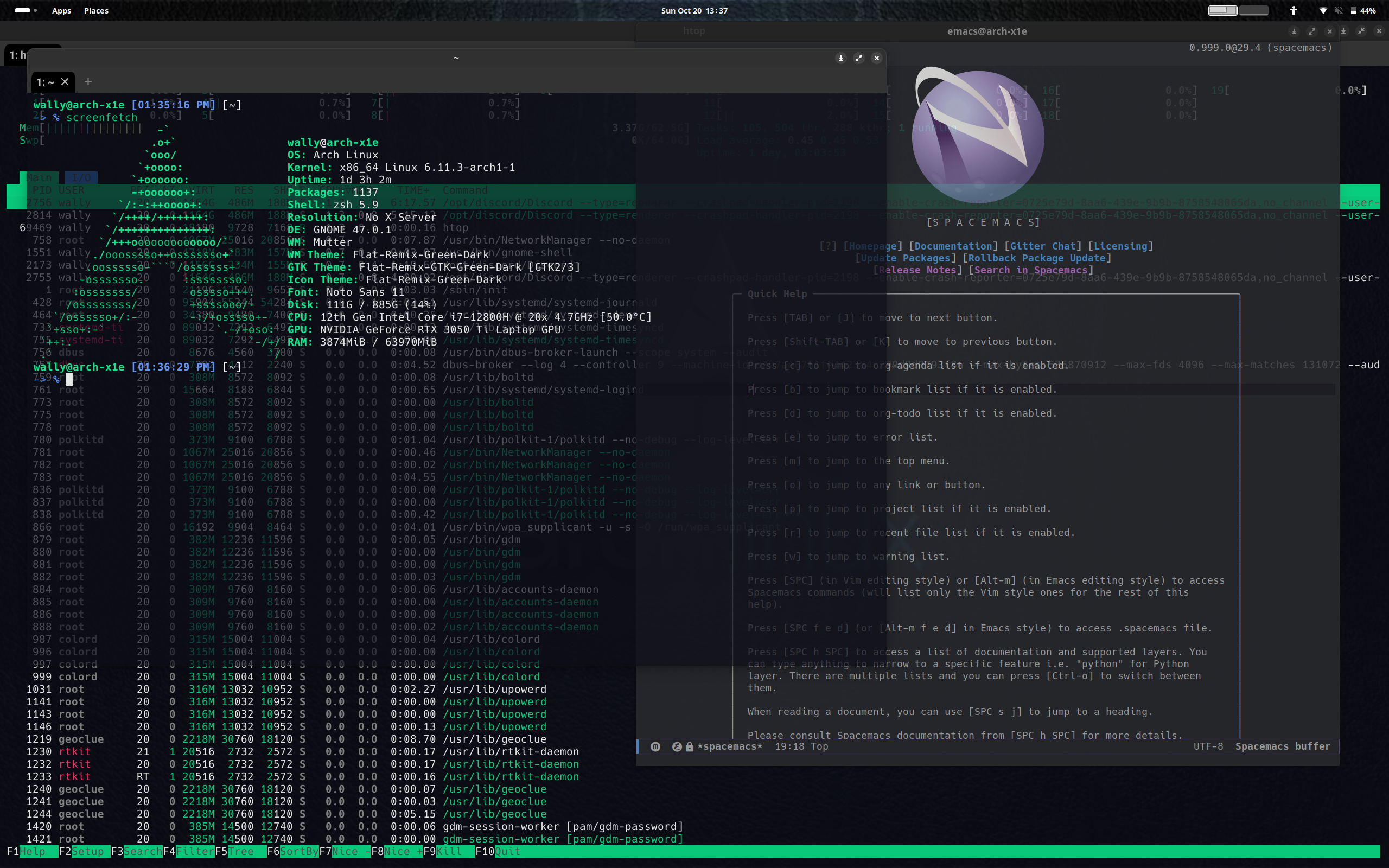 Arch Linux Screenshot